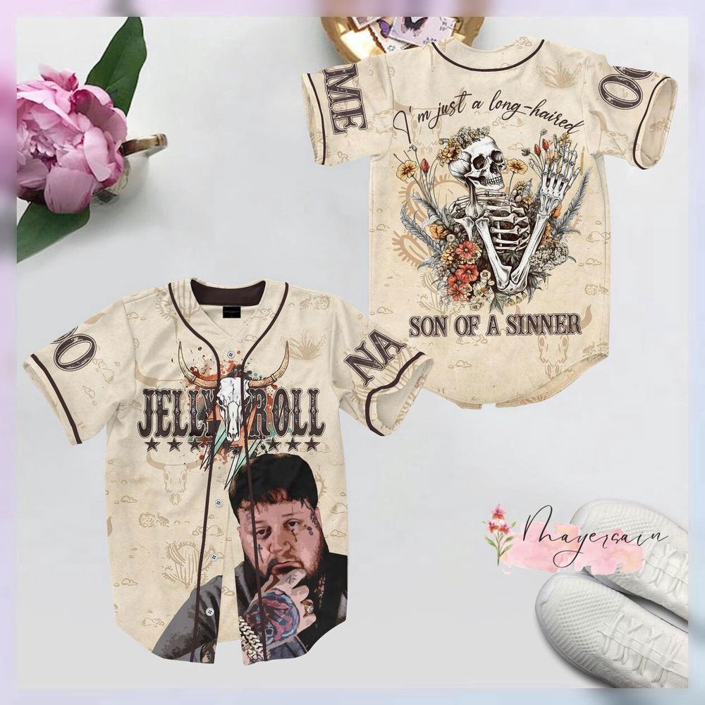 Jelly Roll Baseball Jersey, Jelly Roll Band Shirt - lylyprint.com