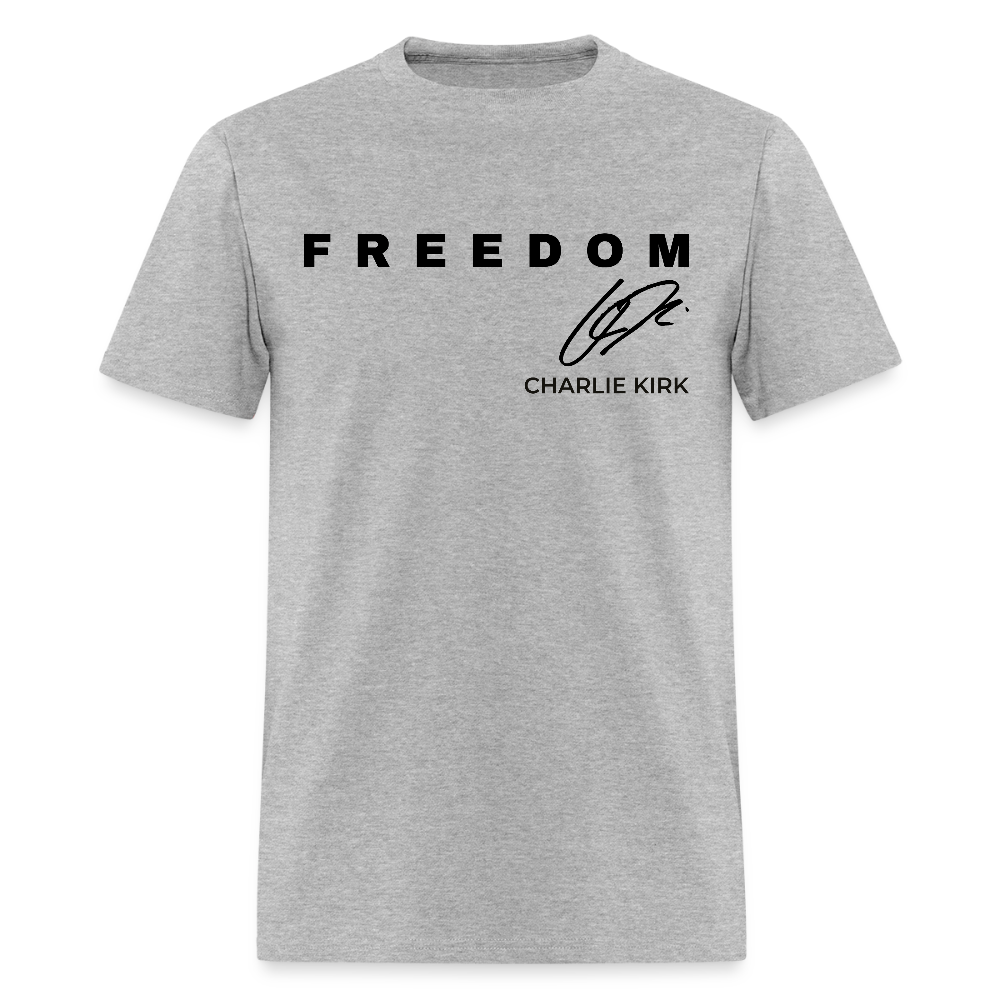 Charlie Kirk Freedom Never Give Up T Shirt