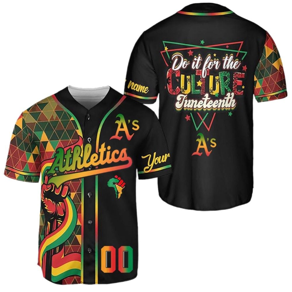 2025 Athletics Juneteenth Day Jersey - Grishko.com
