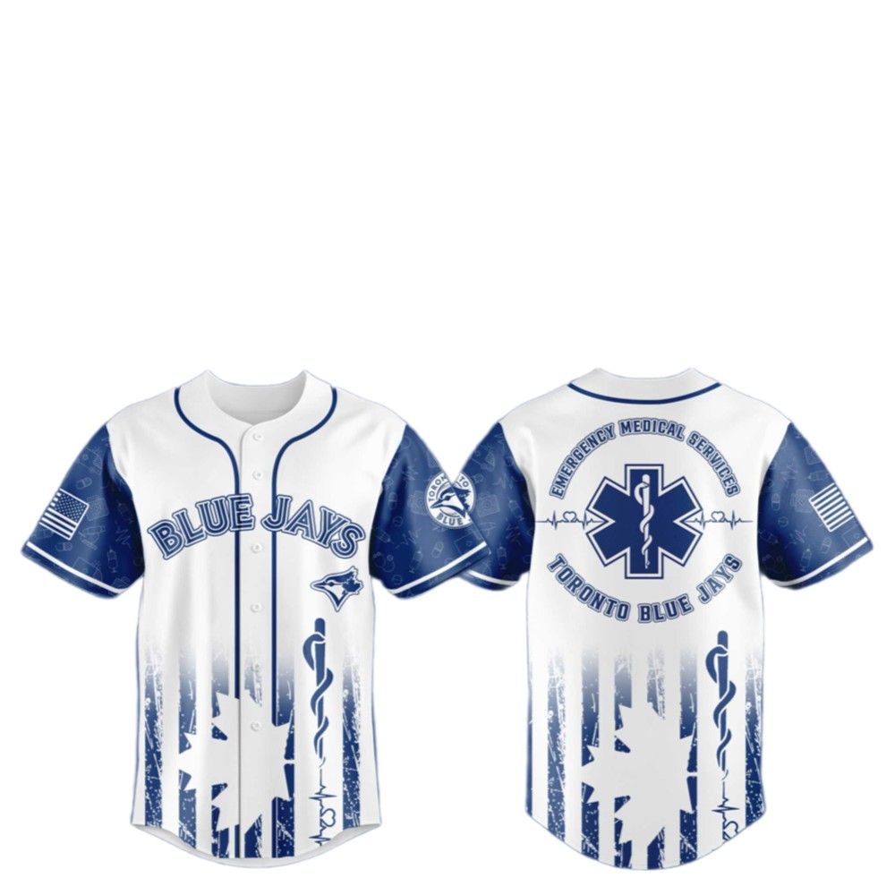 2025 Blue Jays x Emergency Medical Technician Appreciation Night Jersey - Grishko.com