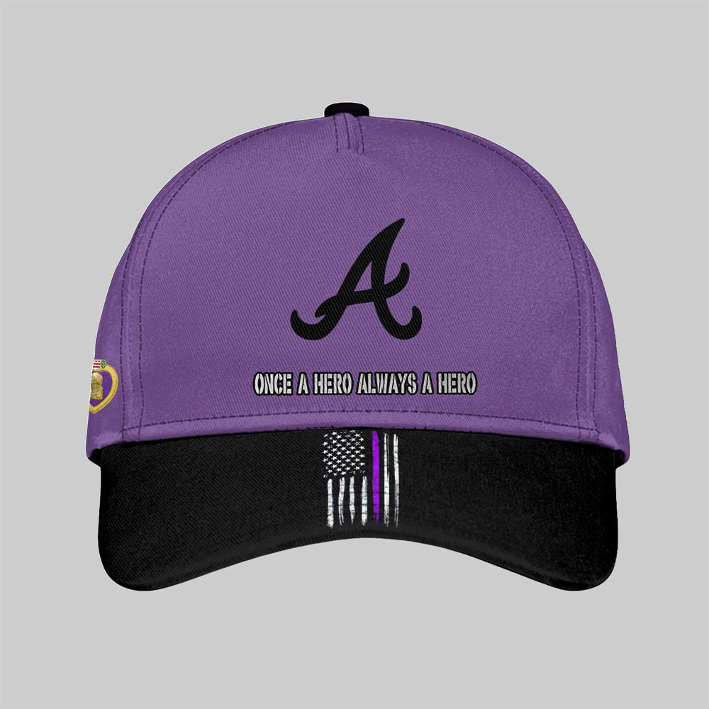 2025 Braves National Purple Heart Day Jersey - Grishko.com