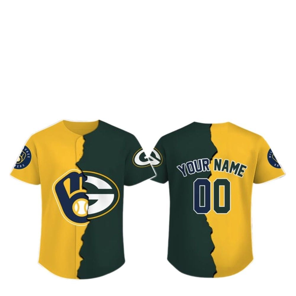2025 Brewers x Bay Packers Football Jersey - Grishko.com