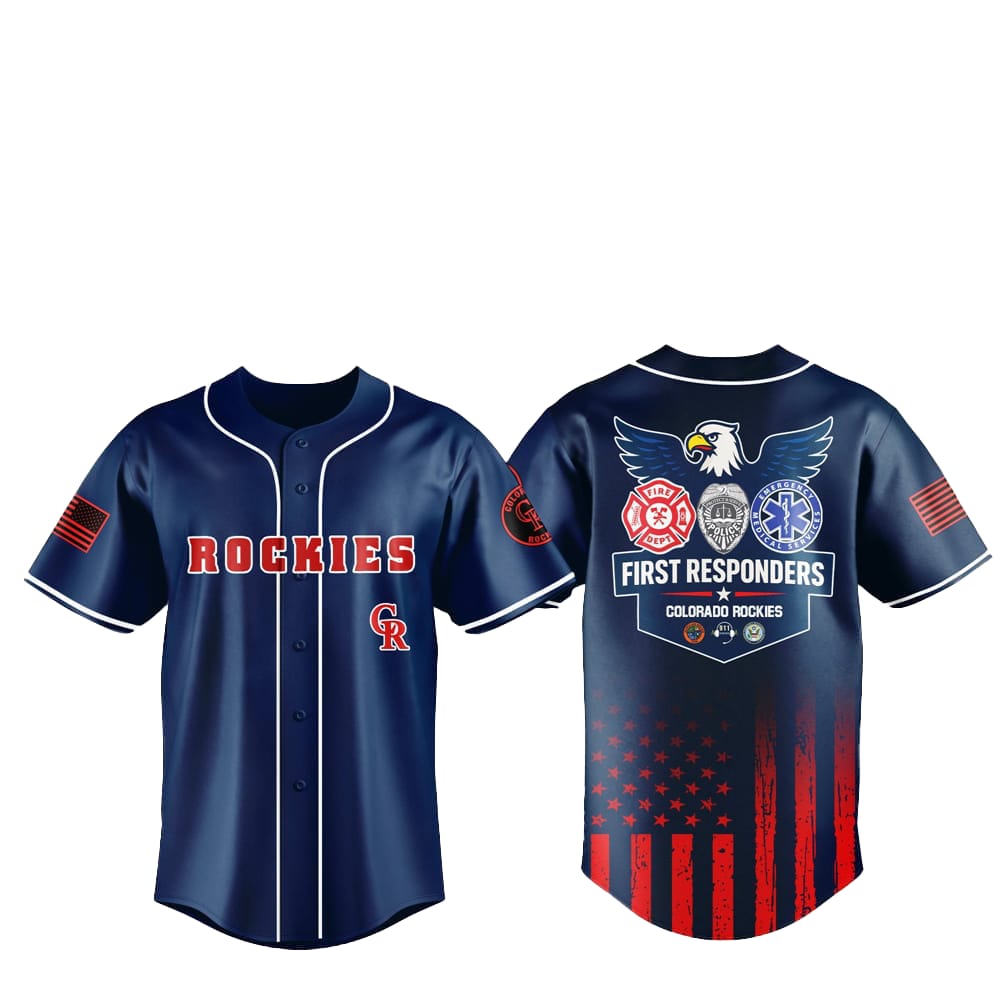 2025 Colorado Rockies First Responders Night Jersey - Grishko.com