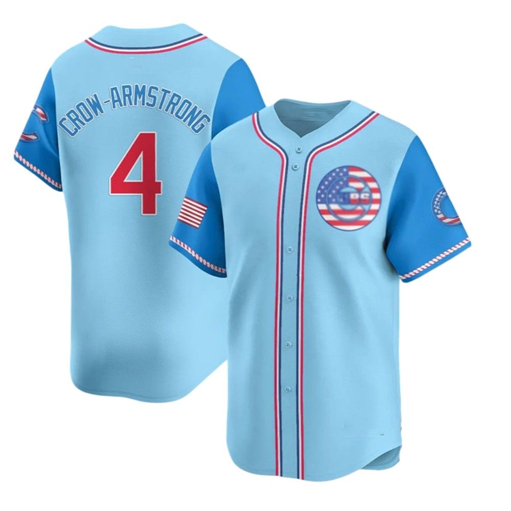 2025 Cubs Crow-Armstrong 4th Of July Jersey - Grishko.com