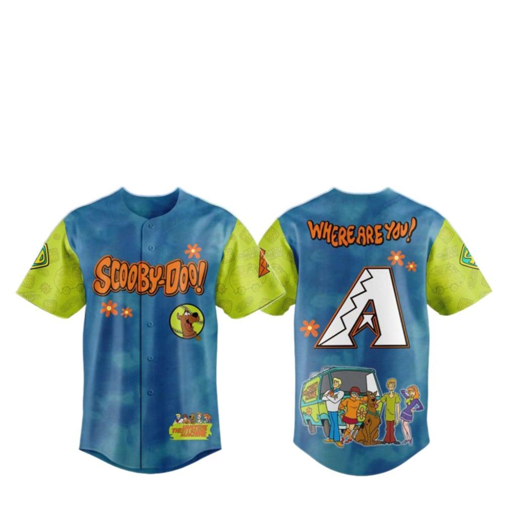 2025 Diamondbacks Scooby-Doo Baseball Jersey - Grishko.com