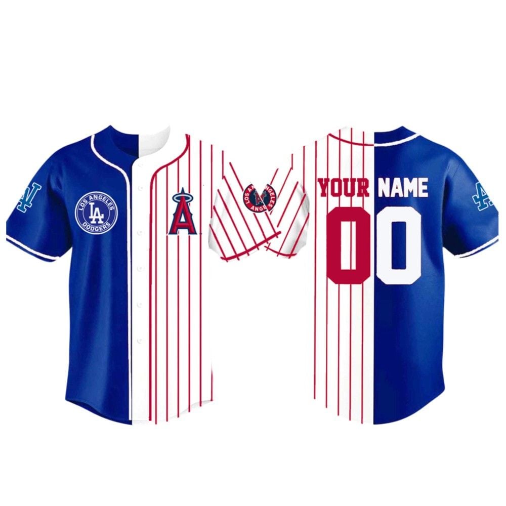 2025 LA Dodgers x LA Angels Jersey - Grishko.com
