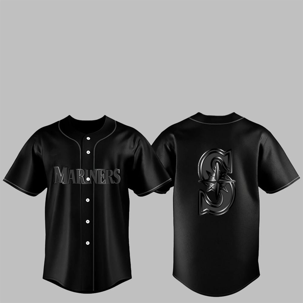 2025 Mariners Back In Black Jersey - Grishko.com