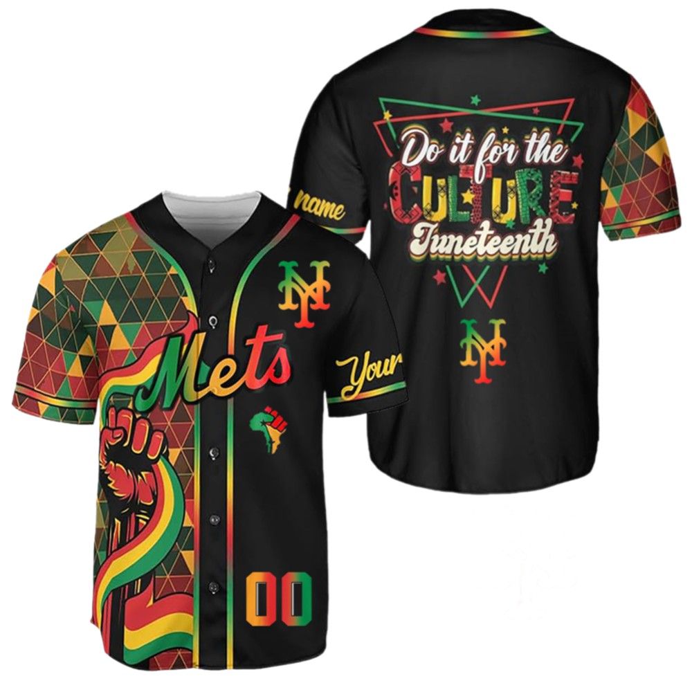 2025 NY Mets Juneteenth Day Jersey - Grishko.com