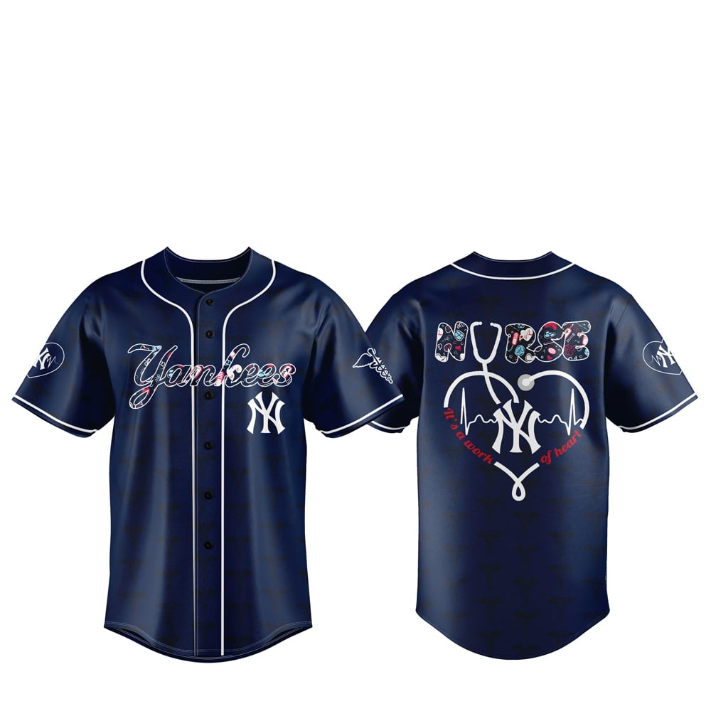 2025 NY Yankees NURSES NIGHT Jersey - Grishko.com