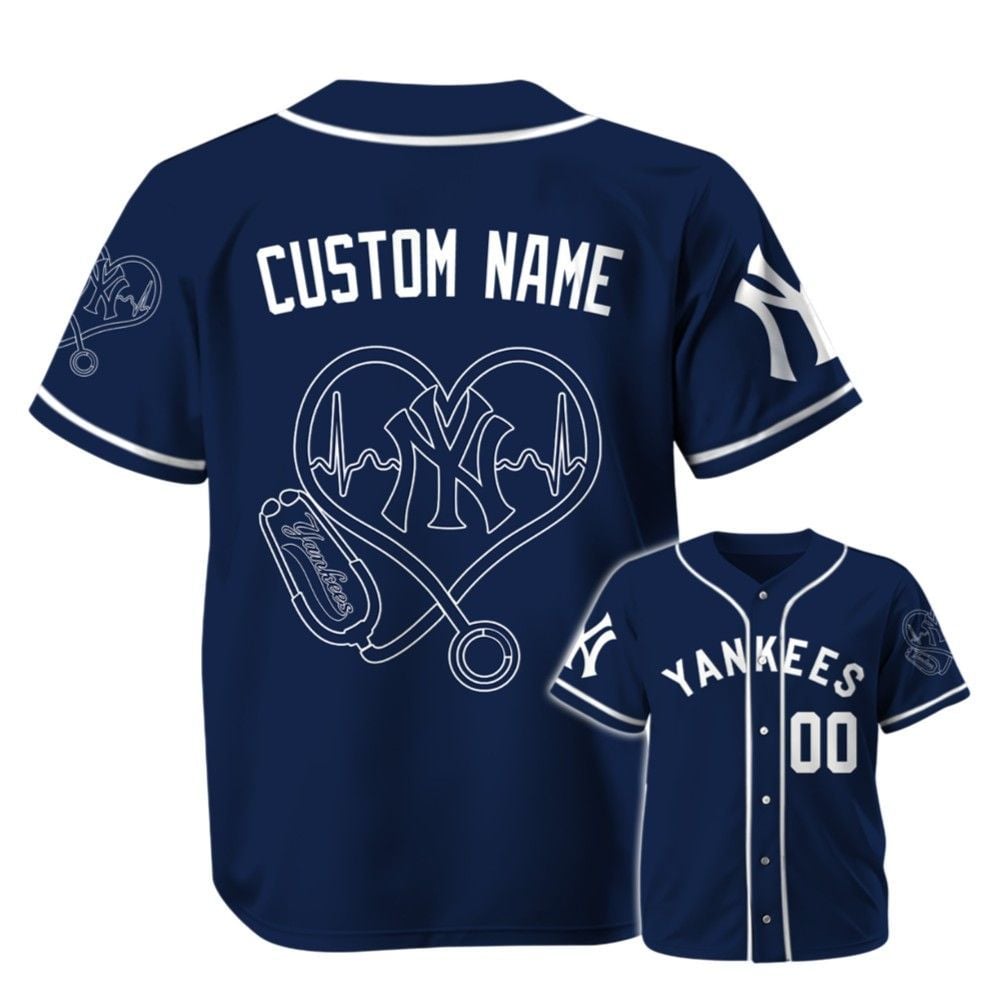 2025 NY Yankees Nurse Heartbeat Jersey - Grishko.com