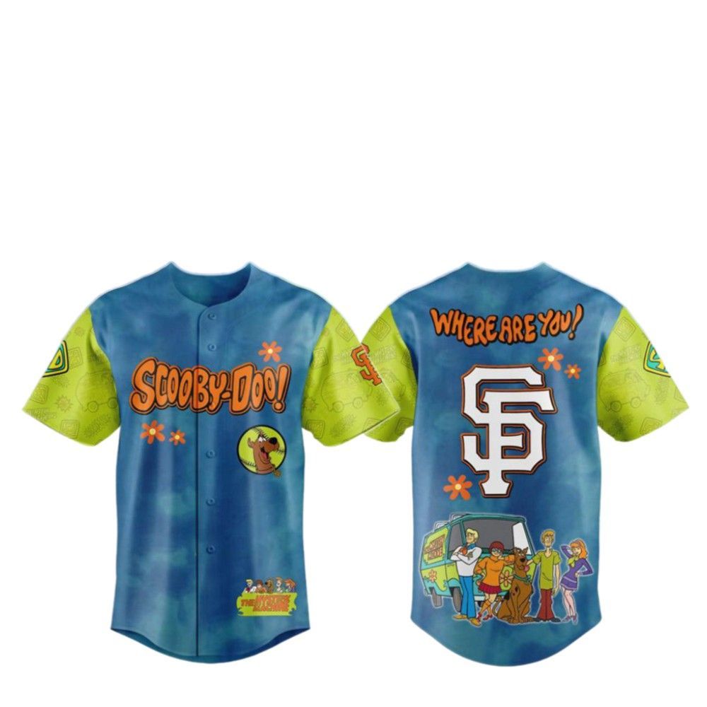 2025 SF Giants Scooby-Doo Baseball Jersey - Grishko.com