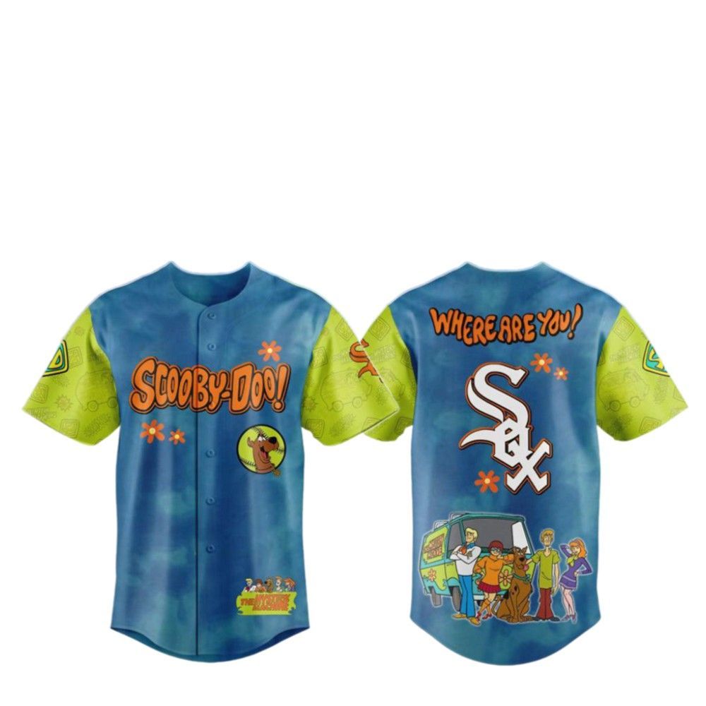 2025 White Sox Scooby-Doo Baseball Jersey - Grishko.com