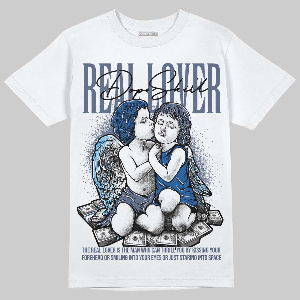 Diffused Blue 11s DopeSkill T-Shirt Real Lover Graphic