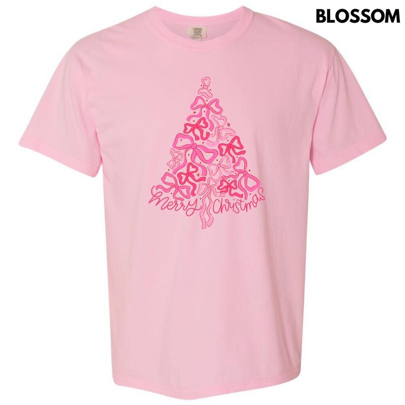 All Bow Christmas Comfort Colors T-Shirt 'NLB'