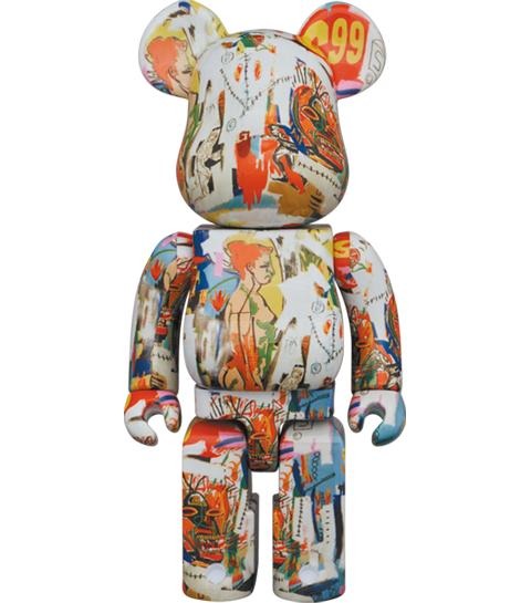 Medicom Toy x BE@RBRICK 400% #4 / Andy Warhol & Jean-Michel Basquiat One Size