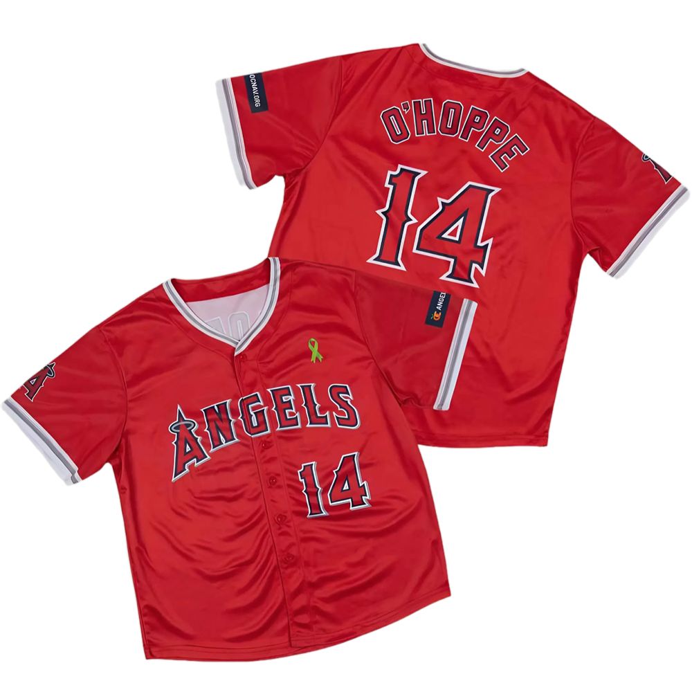 Angels Logan O'Hoppe Youth Jersey Giveaway 2025 - Grishko.com