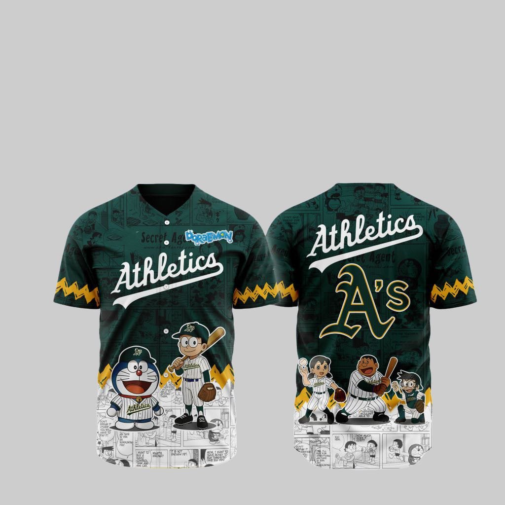 Athletics Doraemon Jersey 2025 - Grishko.com