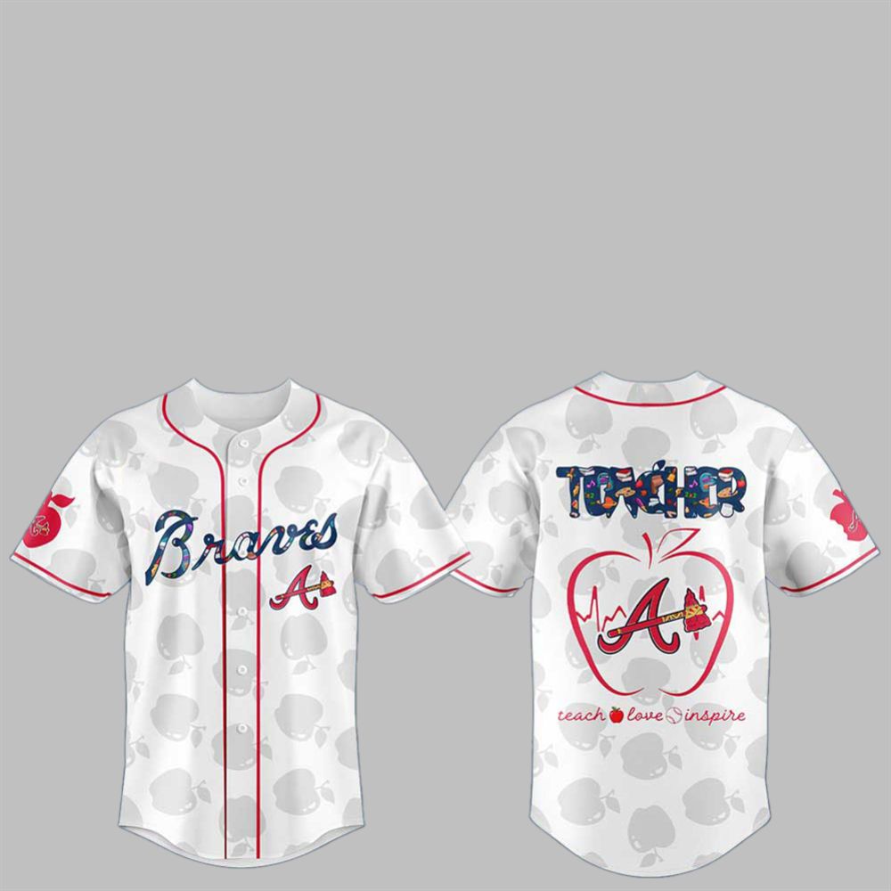 Atlanta Braves TEACHER NIGHT 2025 Jersey - Grishko.com