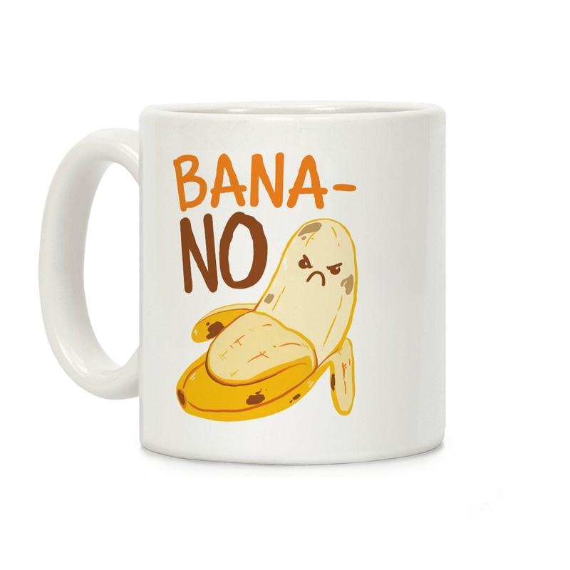 Banano Coffee Mug, Graphic Tees, Funny Coffee Mug Gift