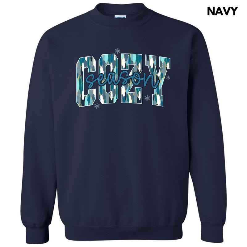 Blue Cozy Season Sweatshirt 'NLB'
