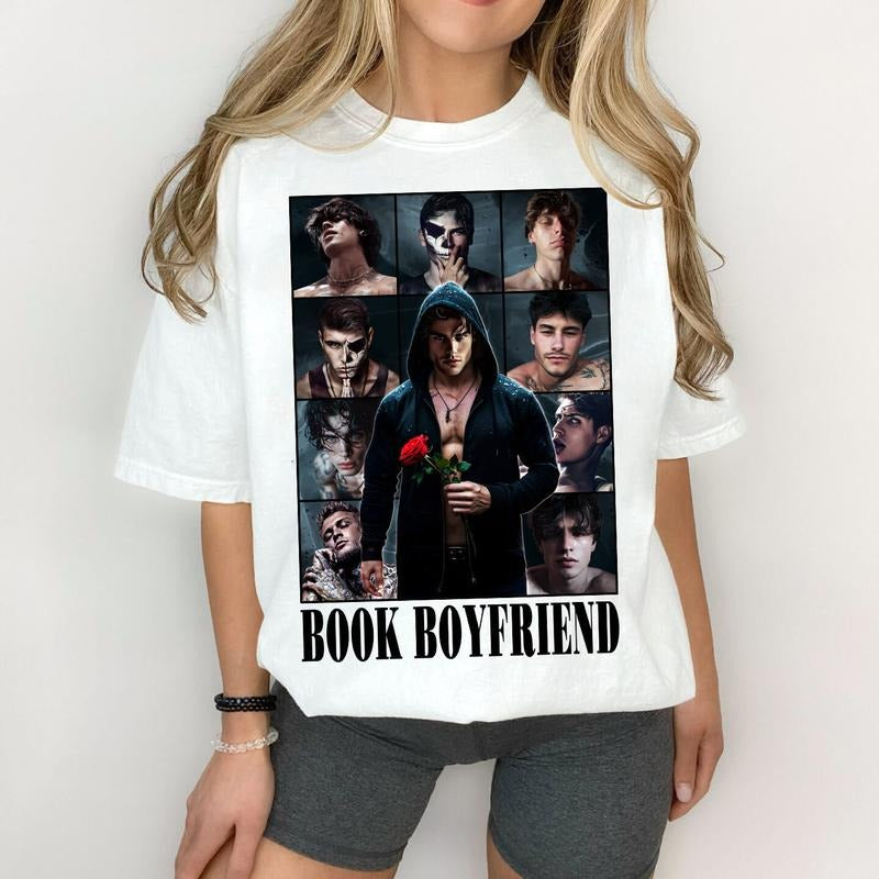 Book Boyfriend Club T-shirt, Dark Romance Sweatshirt, Zade Meadows, Haidyn Reeves, Malachi Vize, Brandon King, Damon Torrance, Bookish Hoodie