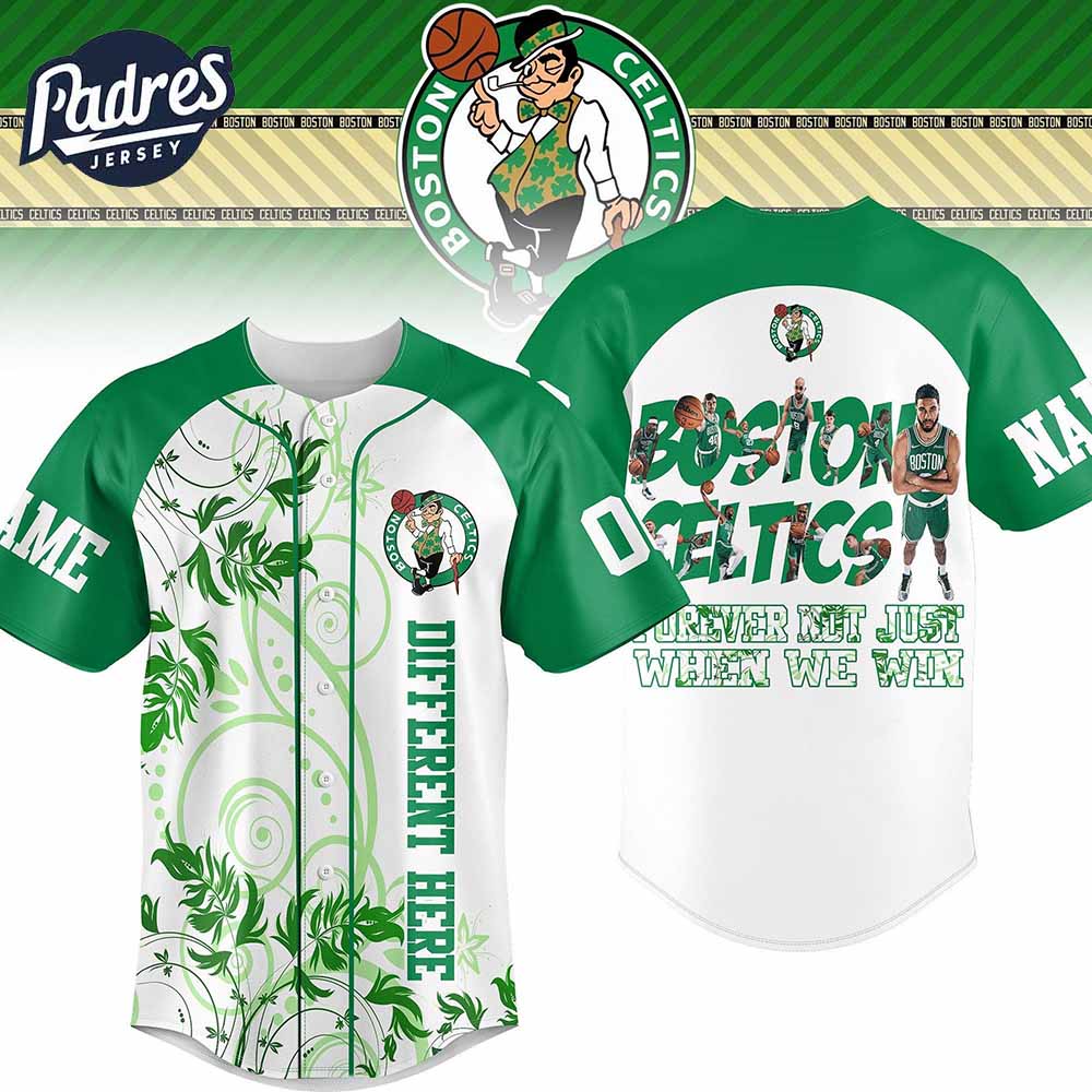 Boston Celtics NBA Baseball Jersey Outfit 2025 - Padres Jersey Oasis: Elevate Your Baseball Style Game