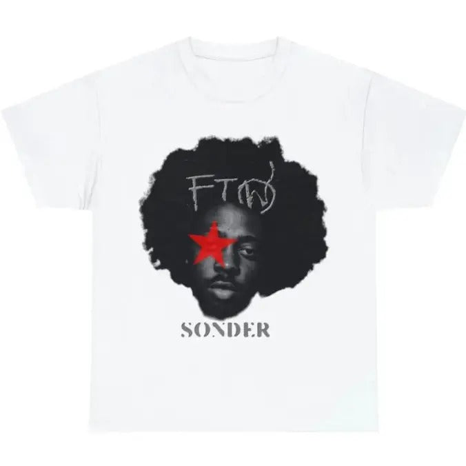 Brent Red Fayaiz Star Graphic Tee Gift For Fans Rap Music