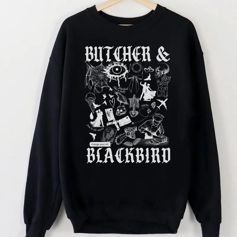 Butcher and Blackbird Sweatshirt, Orb Weaver Hoodie, Romance Reader Merch, Dark Romance, Book Shirt, Booktok Merch, Bookish Sweater