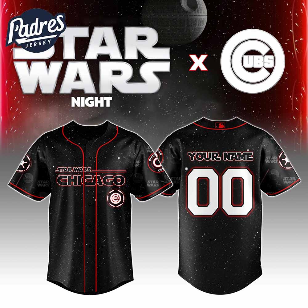 Chicago Cubs x Star Wars Night Personalized Baseball Jersey 2025 - Padres Jersey Oasis: Elevate Your Baseball Style Game