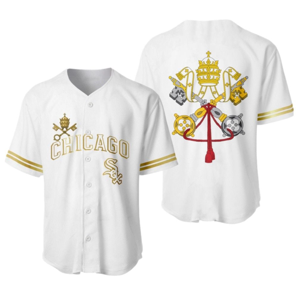 Chicago White Sox Pope Leo XIV Baseball Jersey 2025 - Grishko.com
