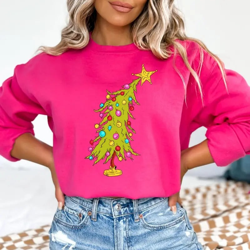 Christmas Tree - Trendy Christmas Tree, Sweatshirt, Christmas, Holidays, Gifts, Christmas Sweatshirt, Holiday Sweatshirt