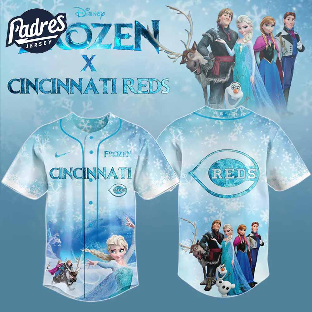 Cincinnati Reds x Frozen Baseball Jersey 2025 - Padres Jersey Oasis: Elevate Your Baseball Style Game