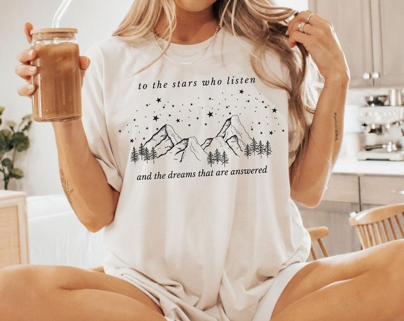 City of Starlight book reading fandom shirt teacher poet clothes fairycore literary gift literature bibliophile romance fantasy tshirt