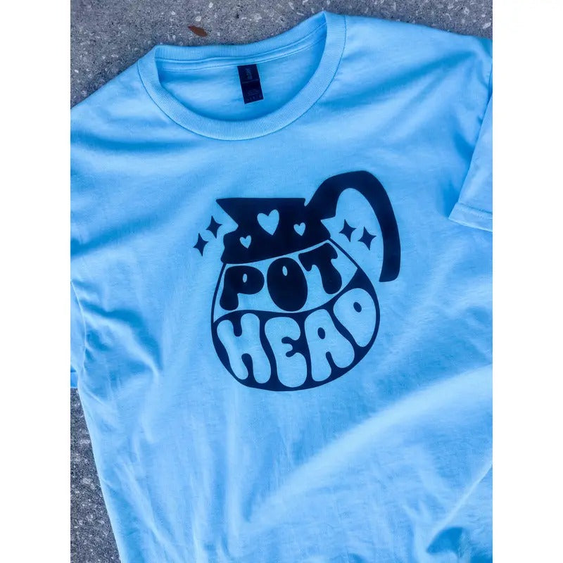 Coffee Pot Head Graphic Tee