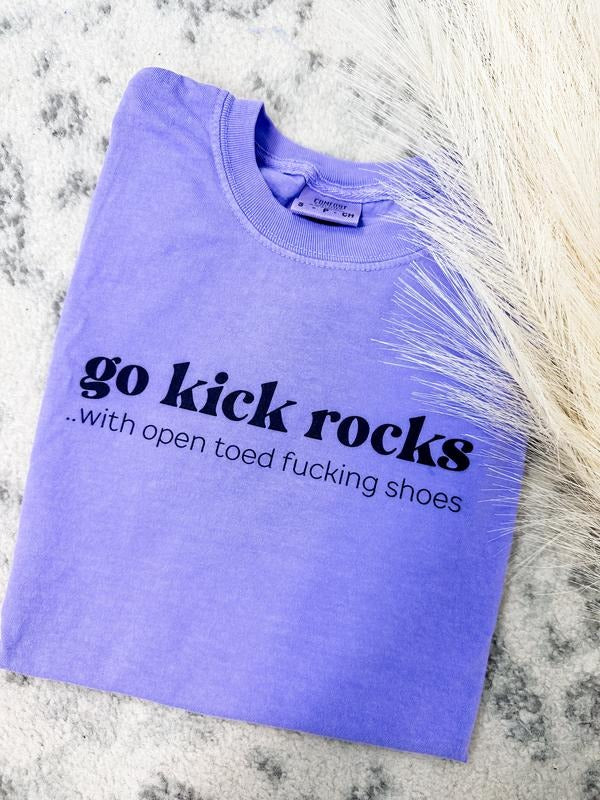 Comfort Colors Kick Rocks Graphic Tee