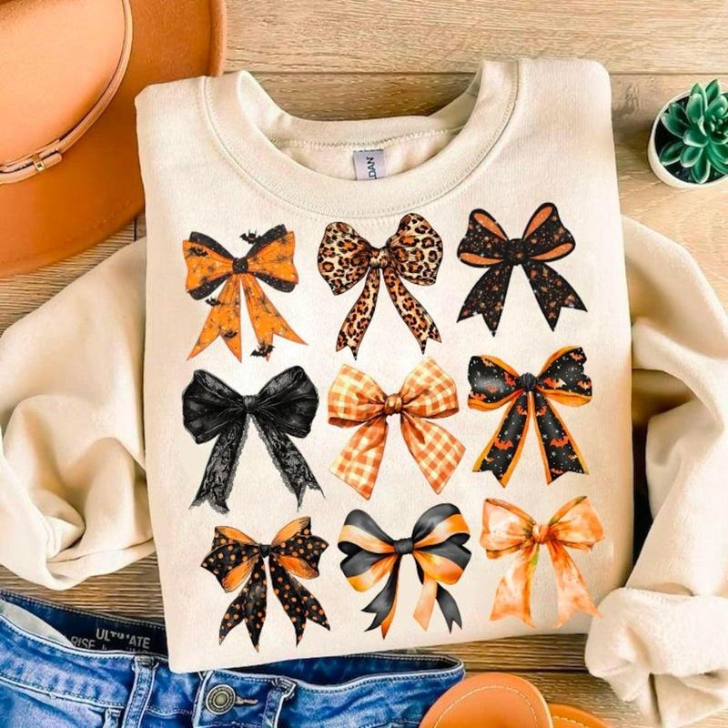 Coquette Halloween Sweatshirt | Halloween | Girly Halloween | Spooky Season | Halloween Vibes | Bows