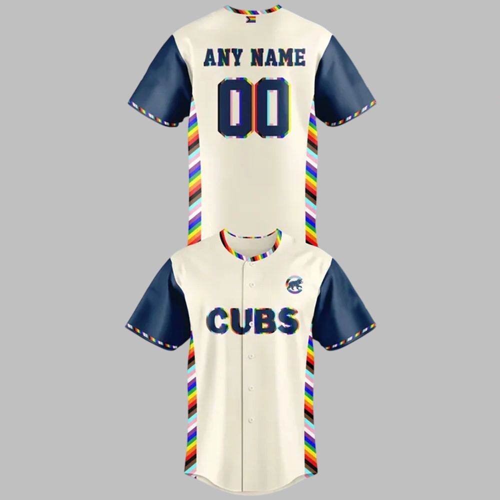 Cubs Celebrating Pride 2025 Jersey - Grishko.com