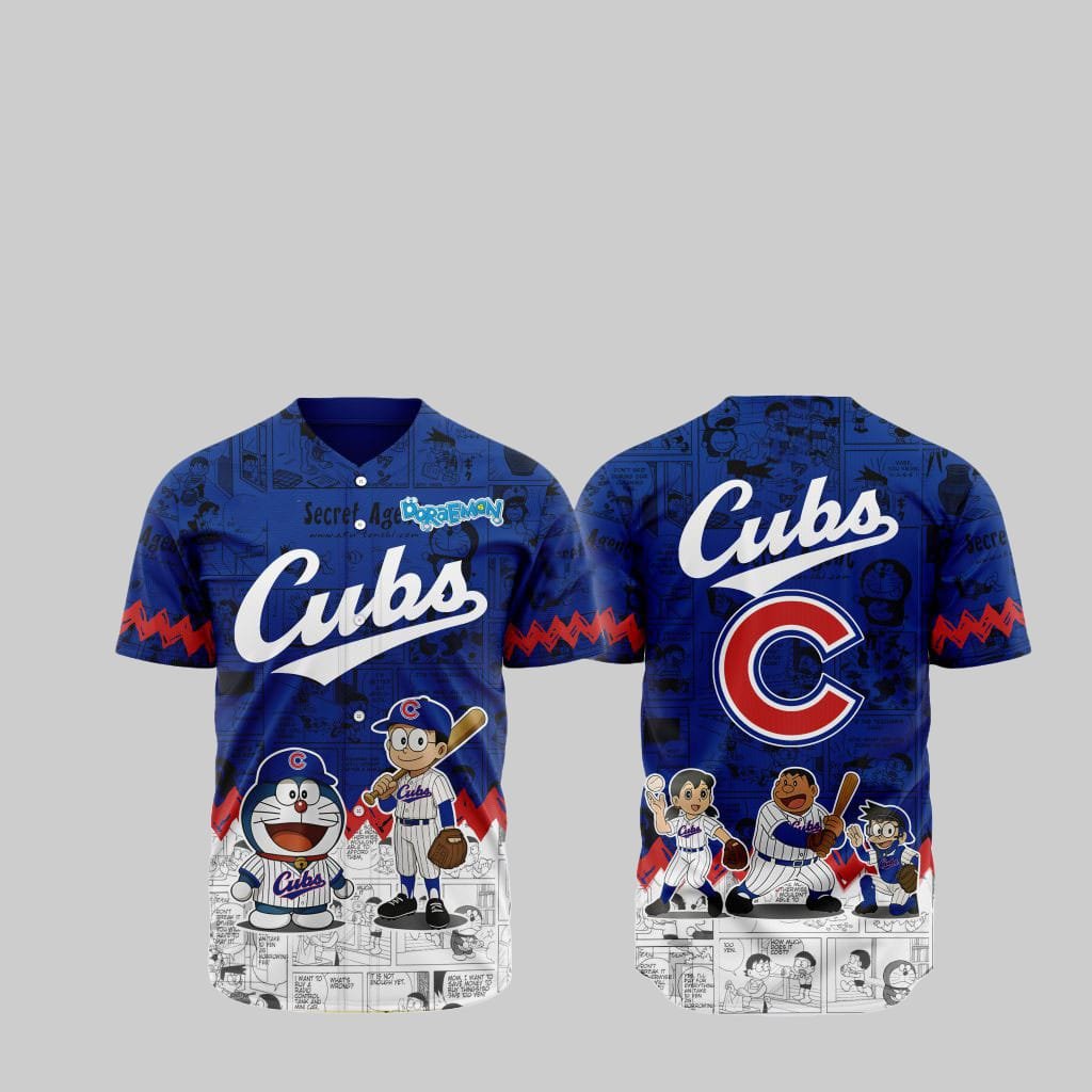 Cubs Doraemon Jersey 2025 - Grishko.com