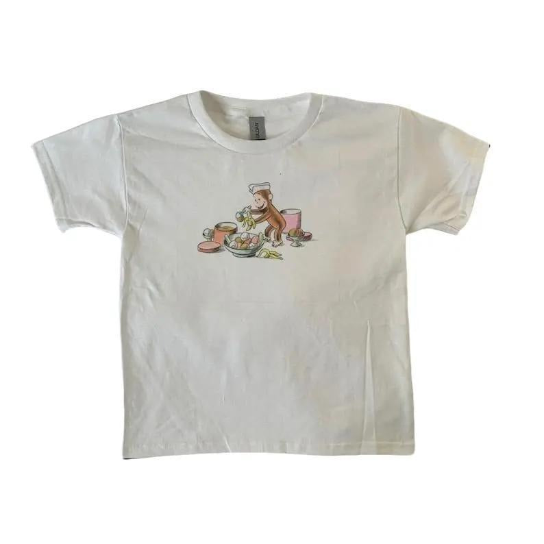 Curious George Baby Tee, Vintage Cartoons, Baking, Pinterest, 90s Style Baby Tee, Comics, Soft Girl, Ahs Style, Nostalgia, Streetwear