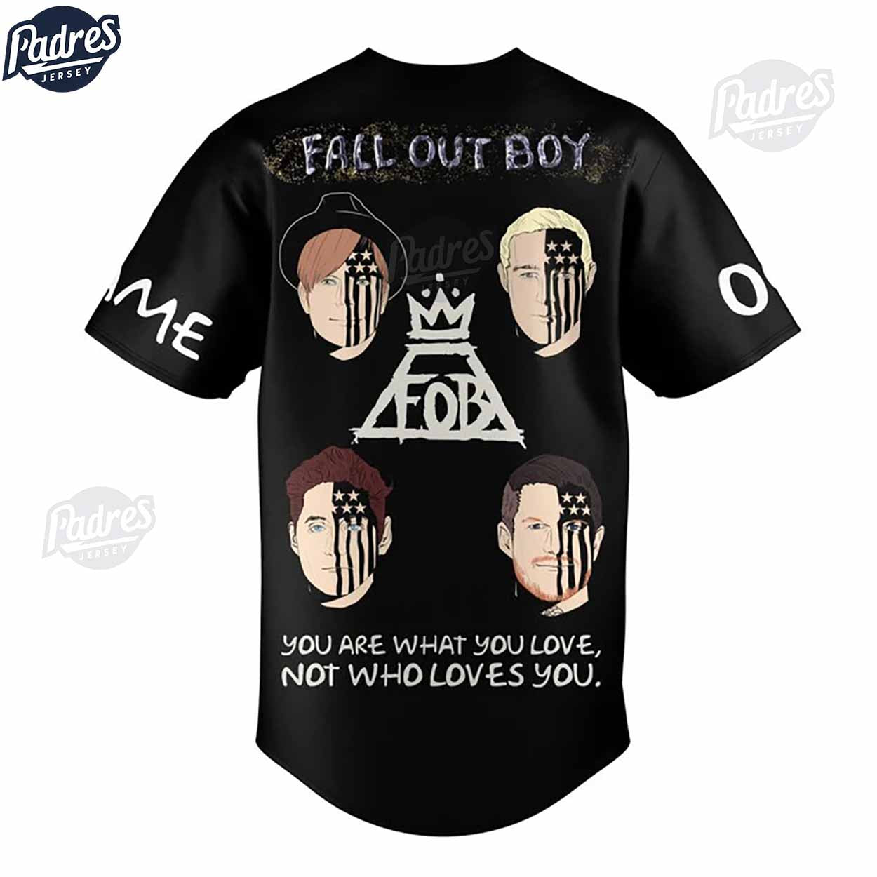 Custom Fall Out Boy You Are What You Love, Not Who Loves You Baseball Jersey - Padres Jersey Oasis: Elevate Your Baseball Style Game