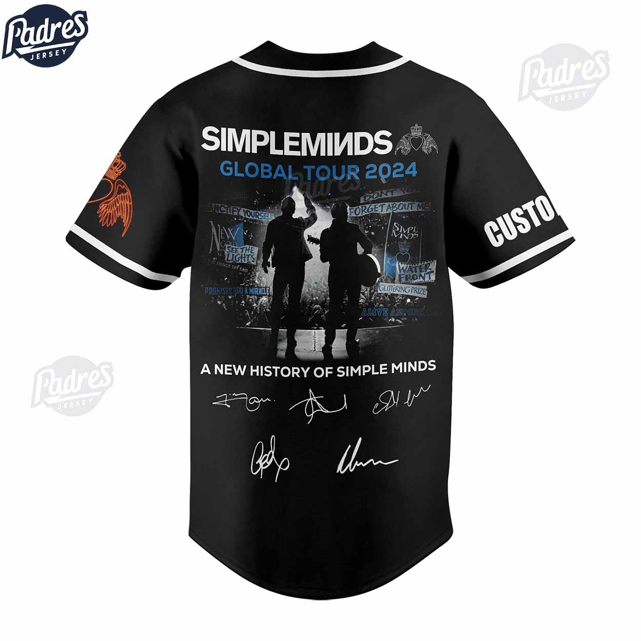 Custom Simple Minds Global Tour 2024 Baseball Jersey Style - Padres Jersey Oasis: Elevate Your Baseball Style Game