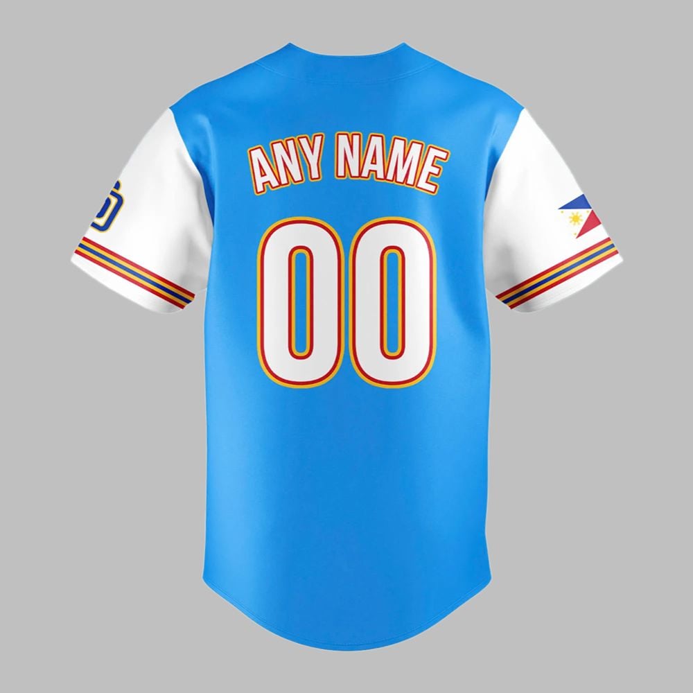 Custome Padres Filipino Heritage Night Jersey 2025 - Grishko.com