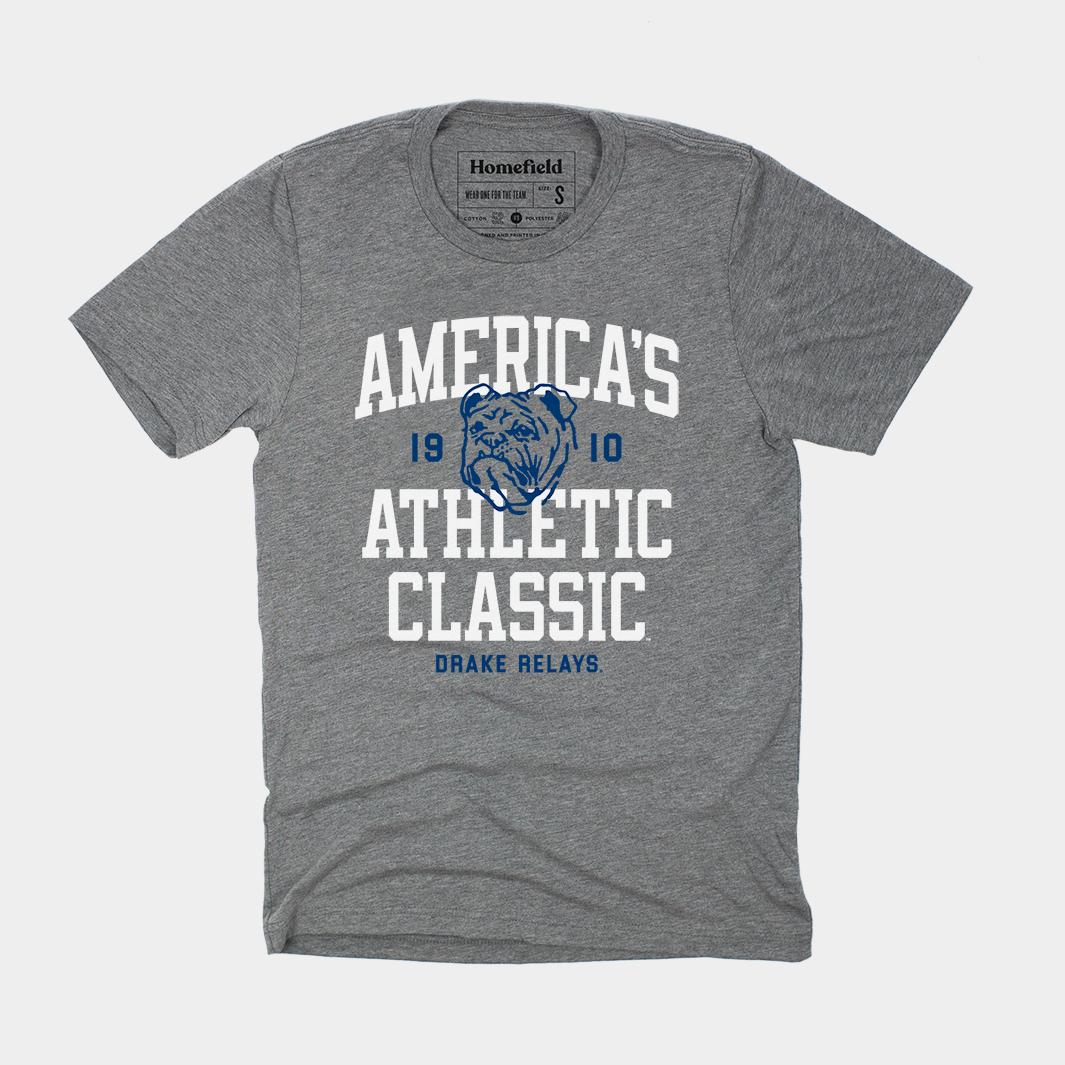 “America’s Athletic Classic” Vintage Drake Relays Tee Style001