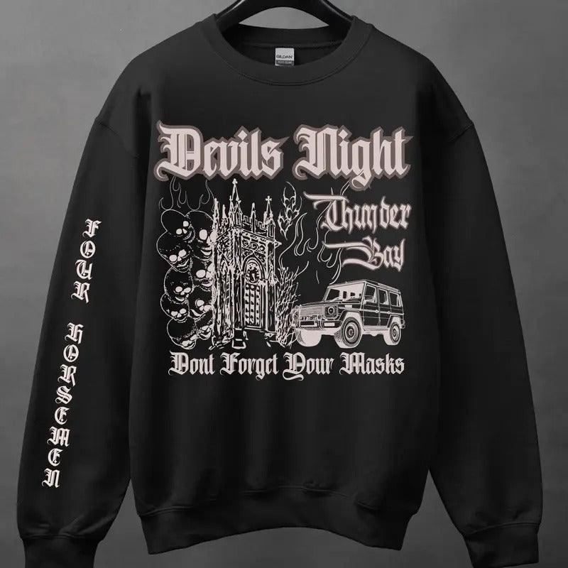 Devils Night Sweatshirt, Penelope Douglas Hoodie, Corrupt Book, Reader, Book Shirt, Booktok Merch, Bookish T-shirt, Dark Romance, Book Club Sweater