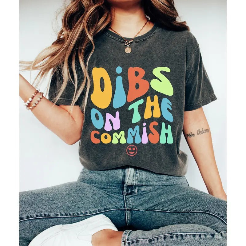 Dibs On The Commish Shirt Fantasy Football Wife Shirt Commissioners Wife Shirt Fantasy Football Shirt Gift For Fantasy Football Lover