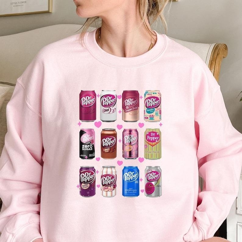 Dr Peper Sweatshirt - Cute Soda Shirt