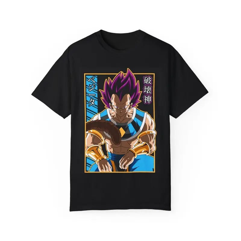 Dragon Ball Anime T-shirt, Unisex Anime Tee, Vegeta T-shirt, Manga Shirt, Cosplay Top, Anime Gift