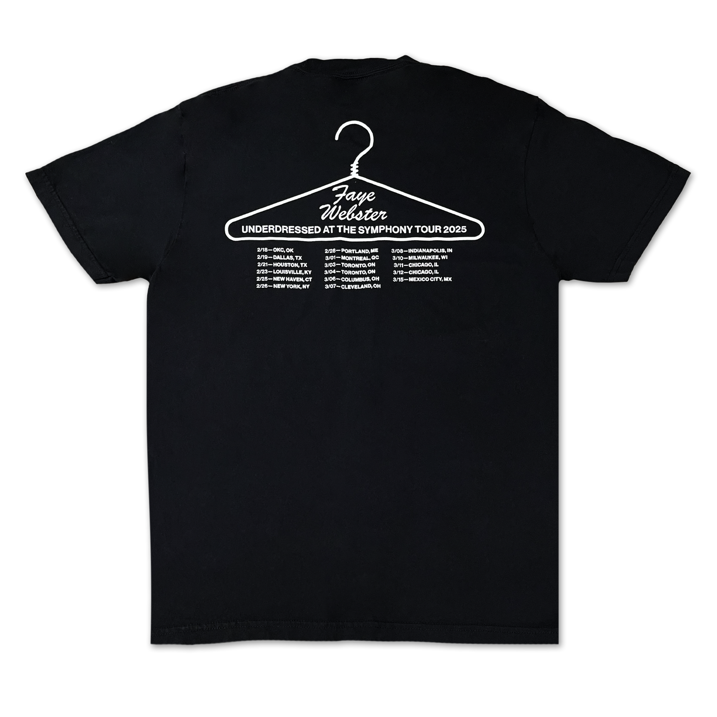 Underdressed at the Symphony 2025 Tour T-shirt