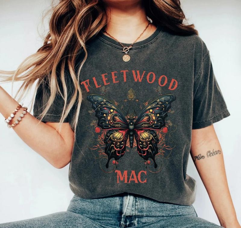 Fleetwood Mac Shirt Sweatshirt Hoodie, Stevie Nicks Shirt Fleetwood Mac Shirt, Classic Rock 70s Gift Shirt