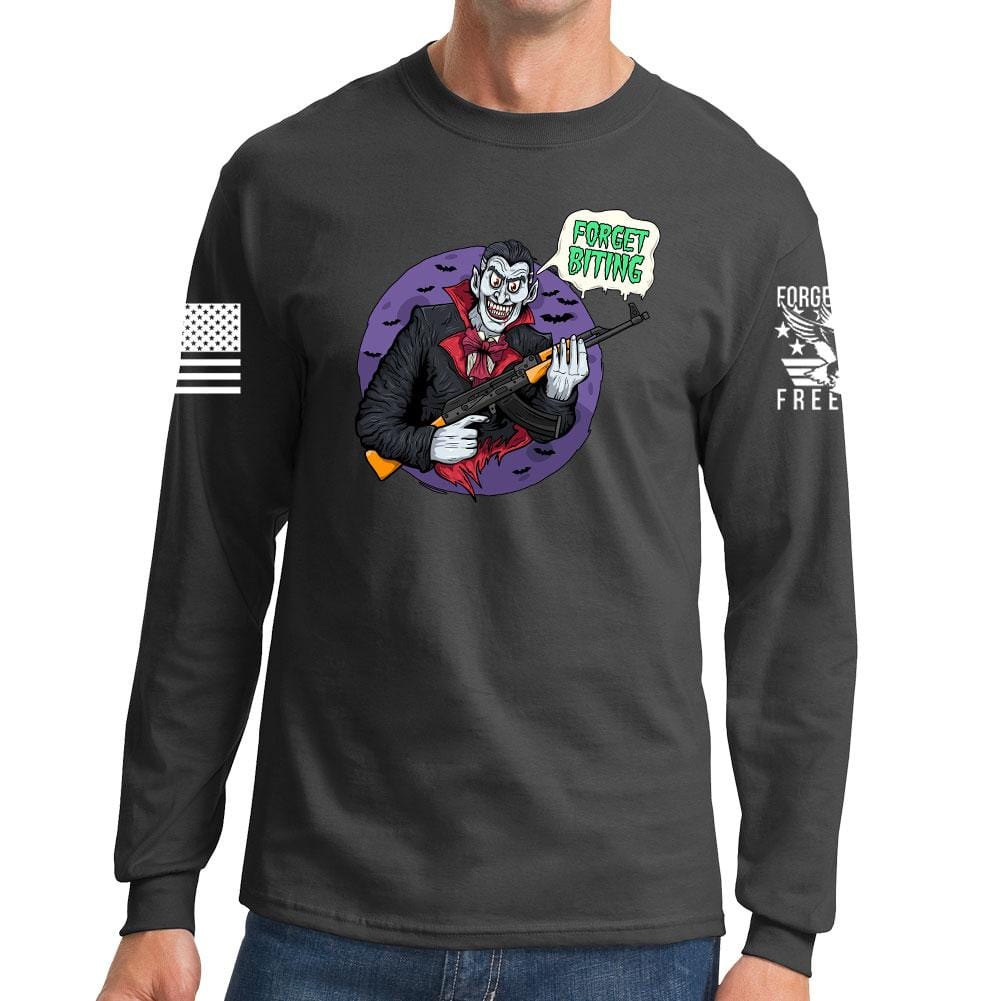 Forget Biting Long Sleeve T-shirt Style001